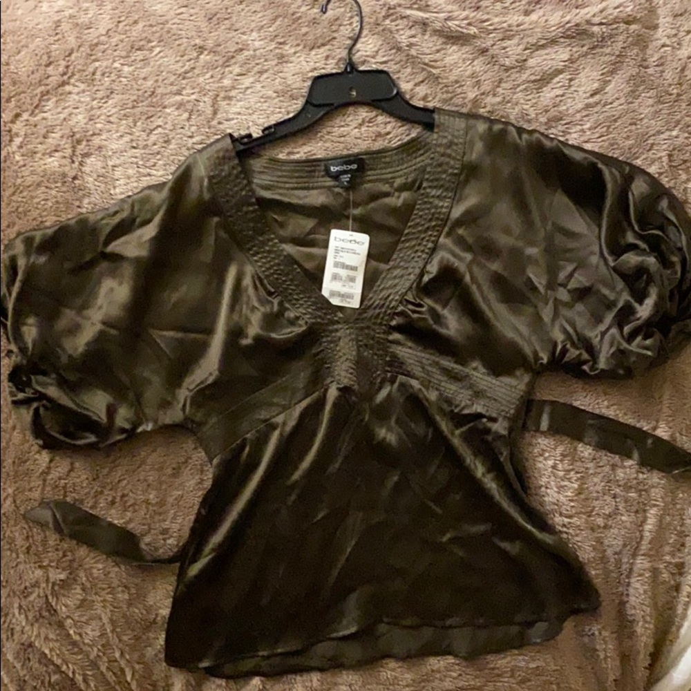 Bebe Wide Balloon sleeve Kimono